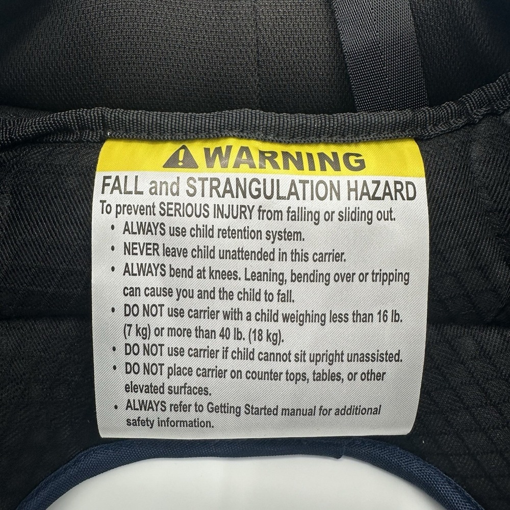 MiniMeis G4 Fold Baby/Toddler Child Shoulder Carrier Blue MNX28 - Picture 9 of 16